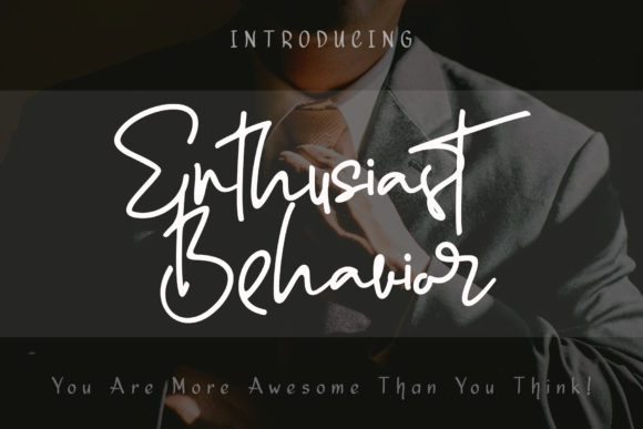 [Creativefabrica] Enthusiast Behavior Font_0.jpg